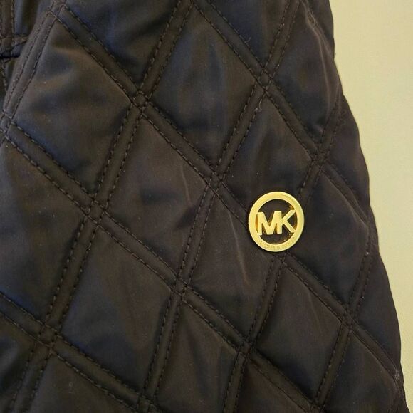 MICHAEL Michael Kors Women's Zip Front Collared Diamond Quilted Coat Large - Picture 7 of 15